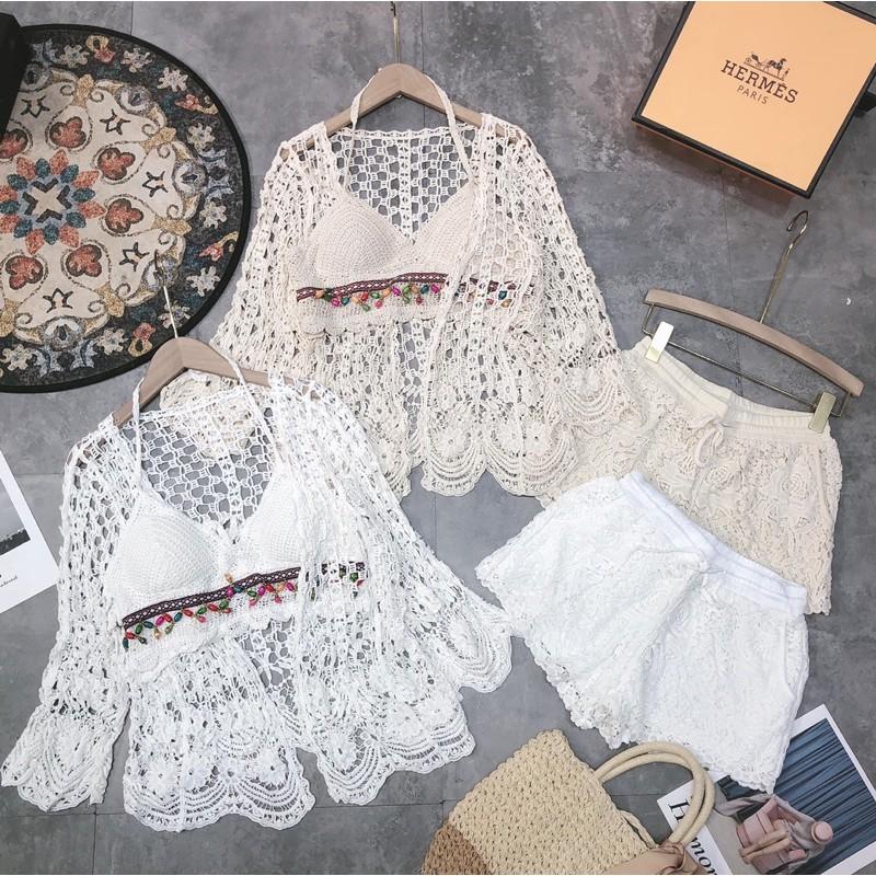 - Set ren đi bikini đi biển siêu hót