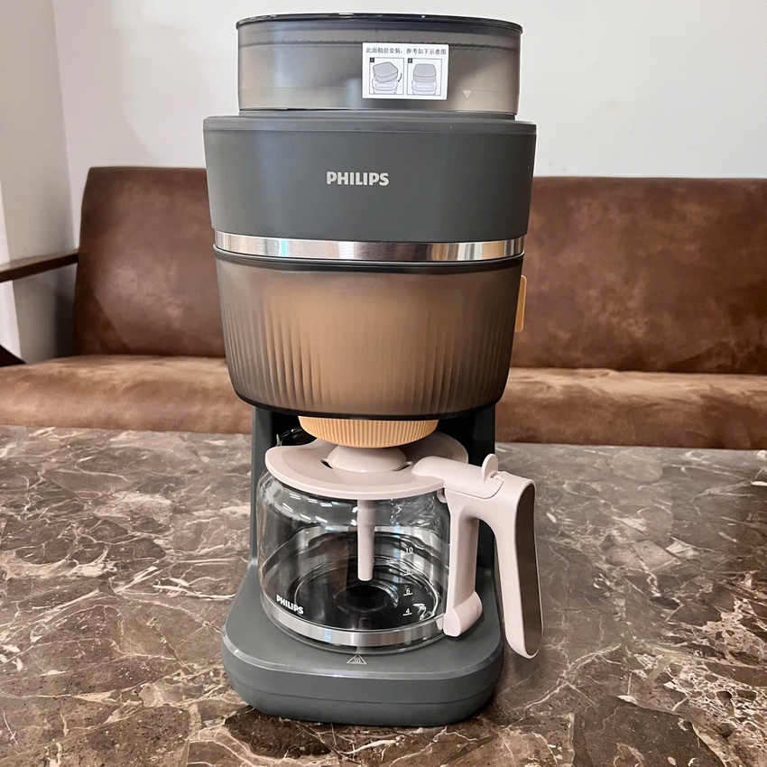 Máy pha cà phê nóng và lạnh Drip nhỏ giọt thương hiệu Hà Lan cao cấp Philips Morgen HD7997 920W - Hàng chính hãng