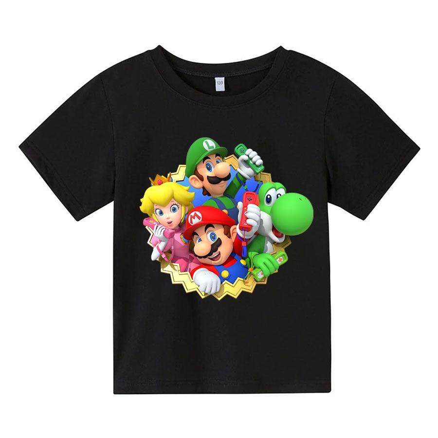 Áo thun trẻ em Super Mario Có size người lớn, King Cotton