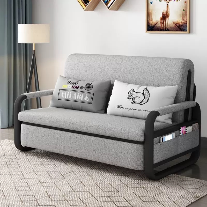 [ Nhập Khẩu ] Giường Sofa , Giường Sofa Gấp Gọn , Giường Sofa Gấp Gọn Thành Ghế , giường gấp thông minh ,  giường xếp, Có Ngăn Chứa Đồ Khung Sơn tĩnh Điện Cao Cấp