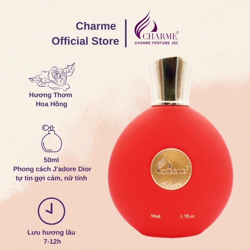 Nước Hoa Nữ CHARME ADORE 50ml/100ml Lưu Hương Lâu Tự Tin, Gợi Cảm_Nước Hoa Chính Hãng