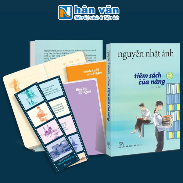 Tiệm Sách Của Nàng - Nguyễn Nhật Ánh - Bìa Mềm - Tặng Kèm Bookmark Photostrip + Sổ Tay Màu Ngẫu Nhiên