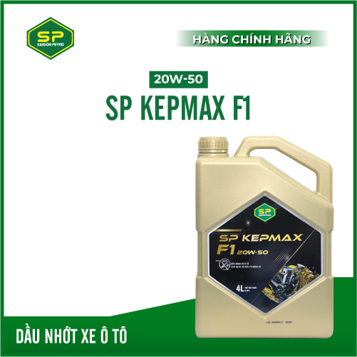 Dầu nhớt ô tô cao cấp SAIGON PETRO - SP KEPMAX F1 20W50, Dung tích 4L