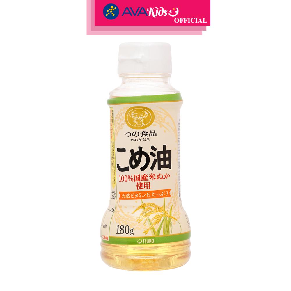 Dầu gạo Tsuno ăn dặm cho bé chai 180g (từ 6 tháng) - Hàng Chính Hãng