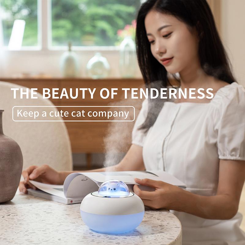 Máy Phun Sương Tạo Độ Ẩm Mini Điều Hòa Không Khí Cho Nhà Bay Hơi Thơm Phòng Ống Giác Hơi Xông Phòng Ẩm Khuếch Tán Ngủ Cấp Tắt Tiếng