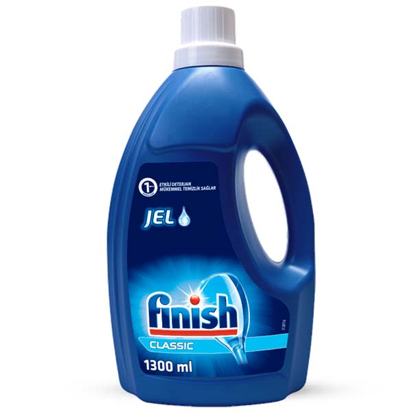 Gel rửa chén bát Finish Classic 1.3 lít chính hãng, dùng cho máy rửa bát