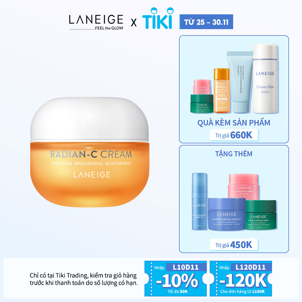 Kem Dưỡng Sáng Da Laneige Radian-C Cream 30ml