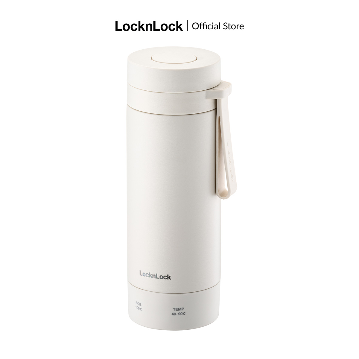 Bình đun giữ nhiệt LocknLock 300ml EJC723IVY, Hàng chính hãng, thép không gỉ, giữ ấm 8 cấp độ - JoyMall