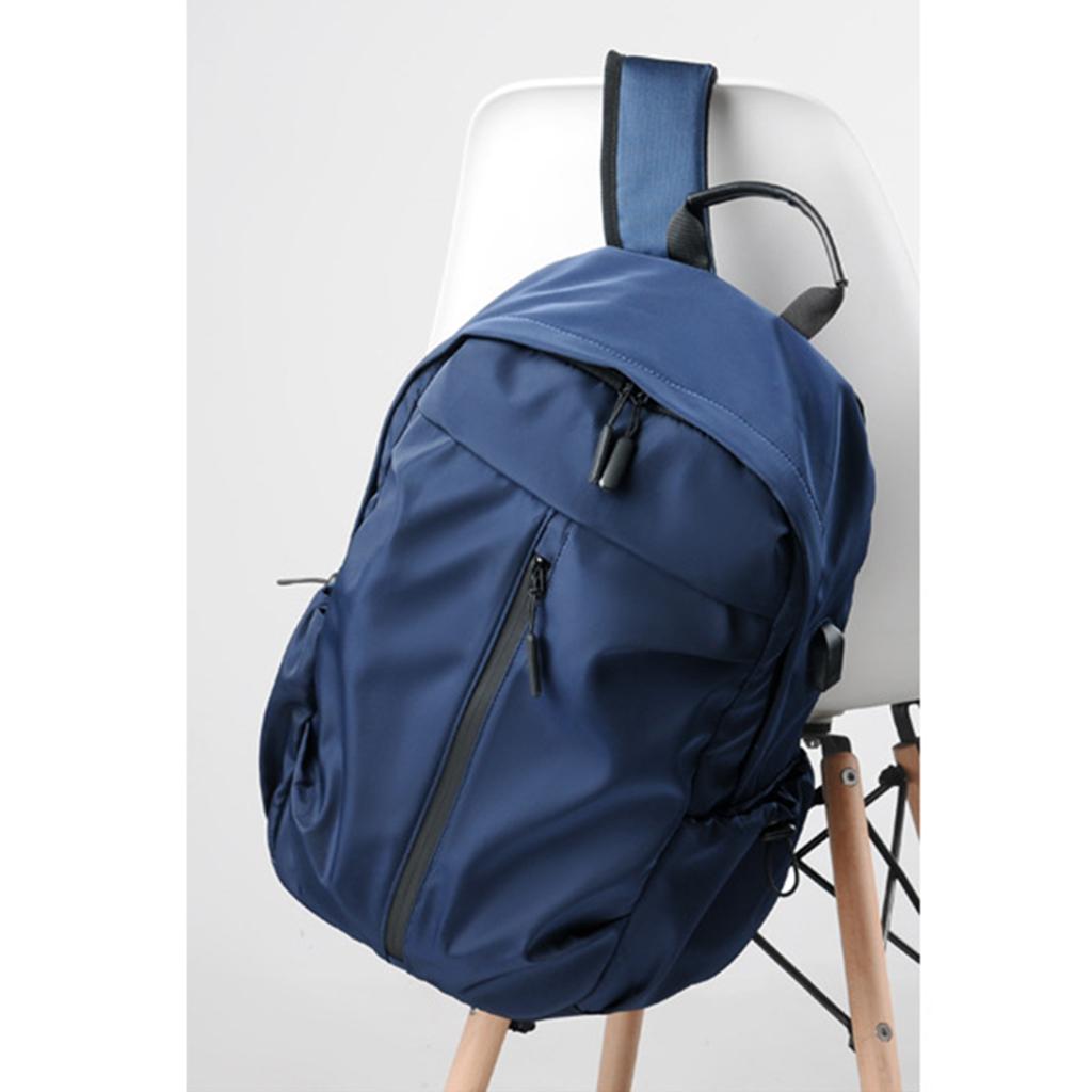 Backpack for Men, Outdoor Travel Laptop Backpack with USB Charging Port, Durable Water Resistant Computer Laptop Business Bag Fits 15.6 Inch Computer