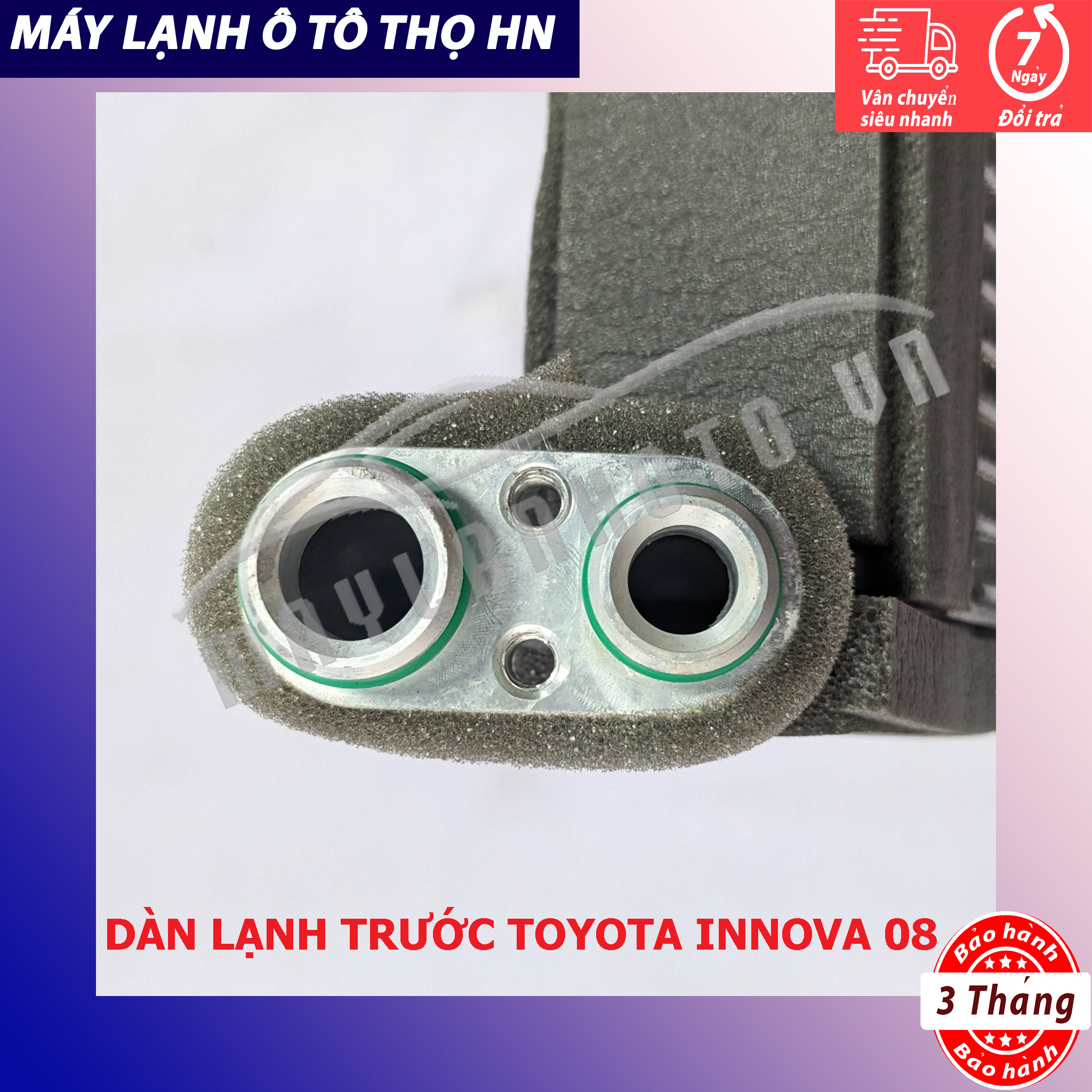 Dàn (giàn) lạnh Toyota Innova-Fortuner 2008 2009 2010 2011 2012 2013 2014 (giàn trước) Thái Lan/Nhật Bản 08 09 10 11 12