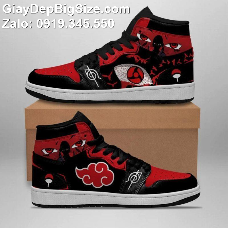Giày thể thao custom nhân vật anime cỡ lớn 45 46 47 48. Big size custom sneakers for wide feet