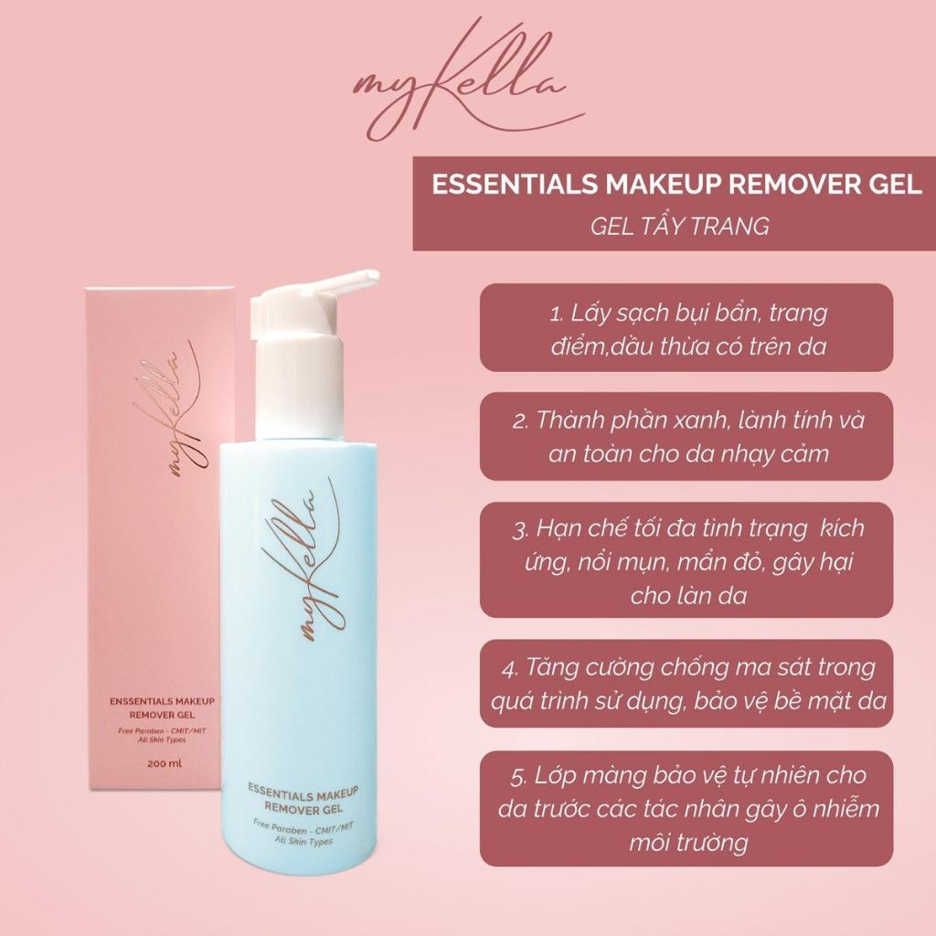 Gel Tẩy Trang myKella Làm Sạch Hoàn Hảo Lớp Trang Điểm, Dưỡng Da Khỏe Mạnh & An Toàn Cho Mọi Loại Da