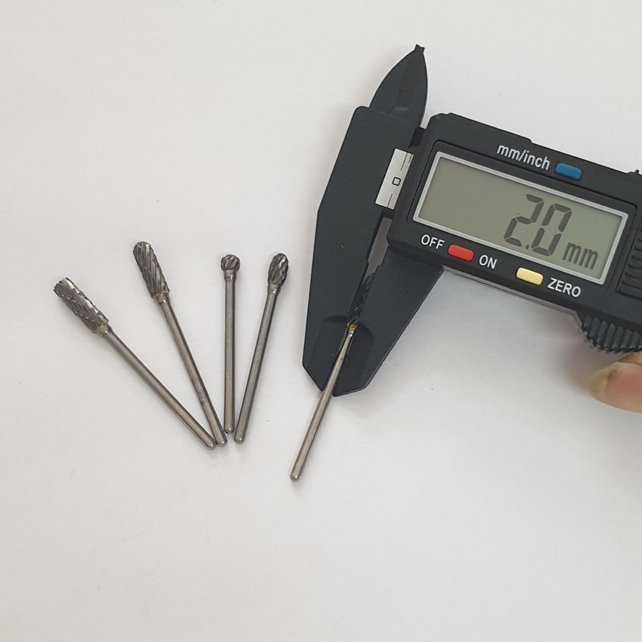 Mũi khoan mài 2.3mm - mũi khắc hợp kim vonfram cán 2mm đầu 4mm D241