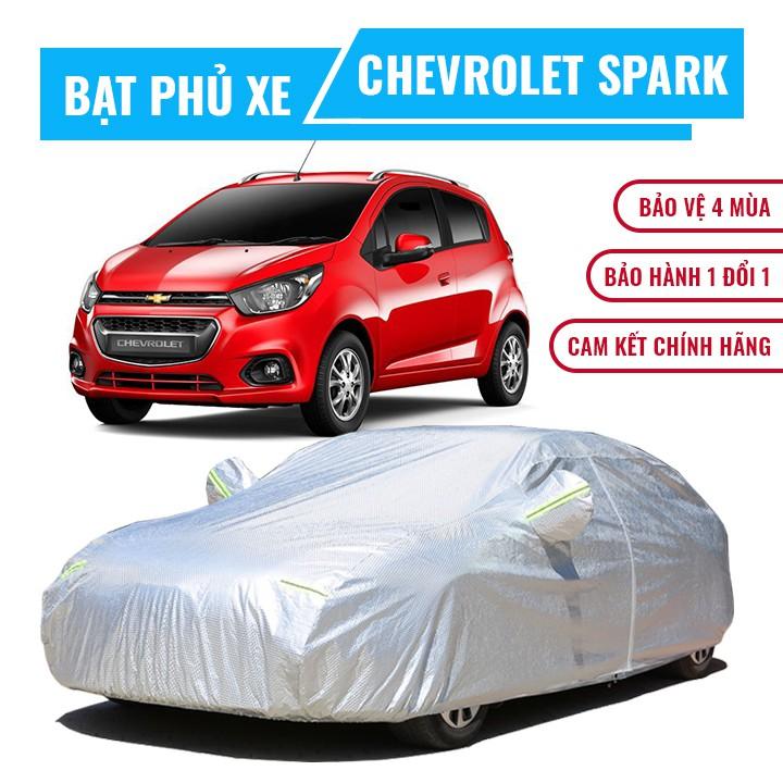 Bạt phủ xe ô tô 5 chỗ Chevrolet Spark chống nóng, chống thấm, chống bụi. Bạt phủ xe Spark