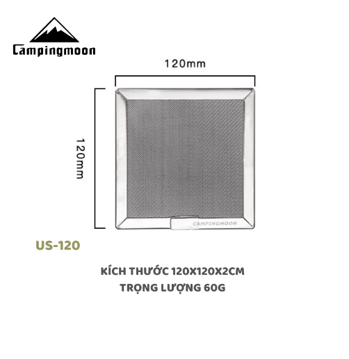 Hình ảnh Tấm lưới tụ nhiệt Campingmoon US-120/US-150