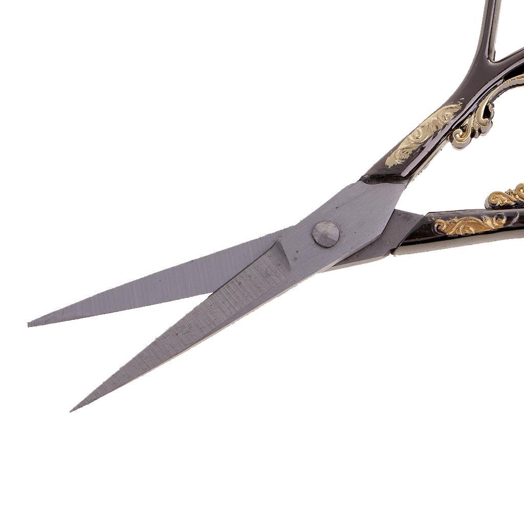 2x Stainless Steel Sewing Scissors in Steel Sewing Scissors