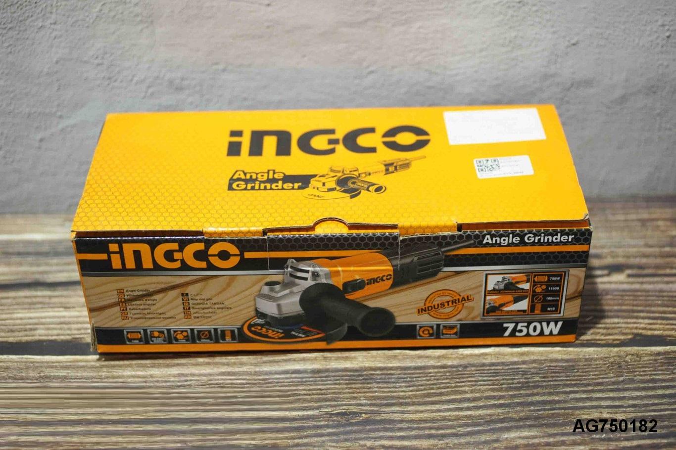 MÁY MÀI GÓC 750W 100MM INGCO AG750182 - HÀNG CHÍNH HÃNG