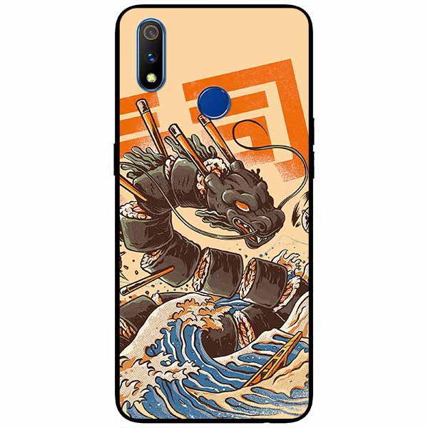 Ốp lưng dành cho Realme 3 Pro mẫu Rồng Shushi