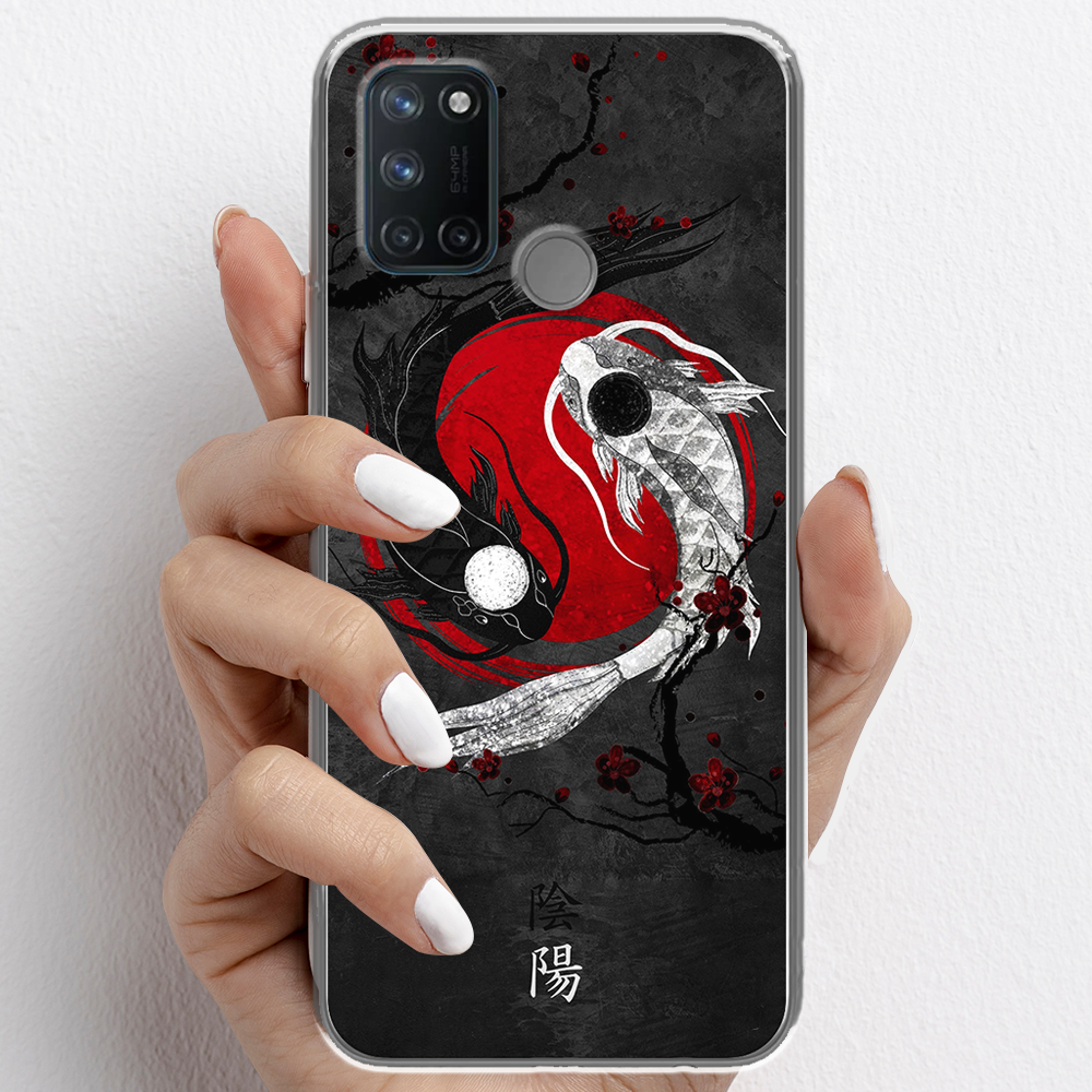 Ốp lưng cho Realme 7, Realme 7I nhựa TPU mẫu Cá âm dương