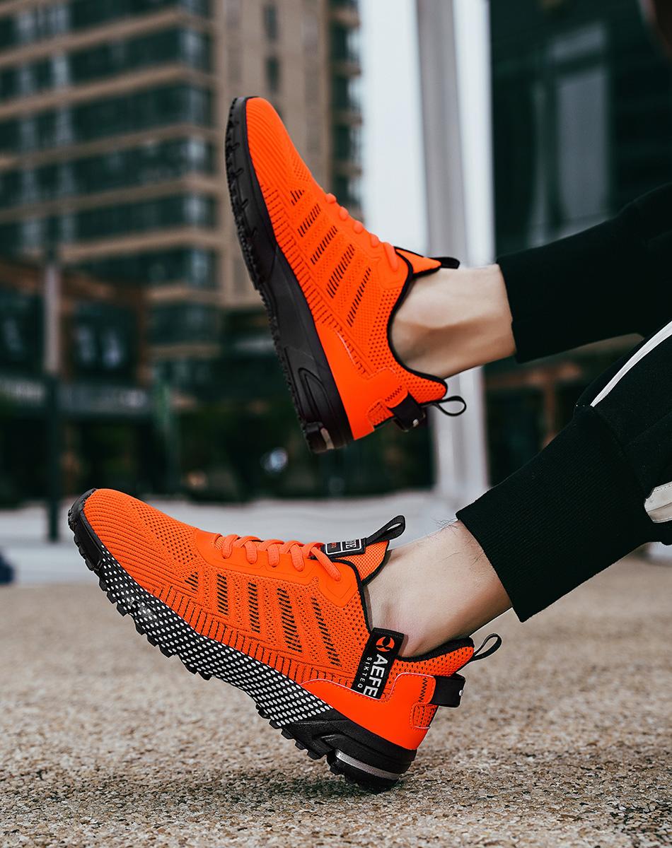 Giày chạy bộ nam, giày thể thao ngoài trời Color: orange 7759 Shoe Size: '47