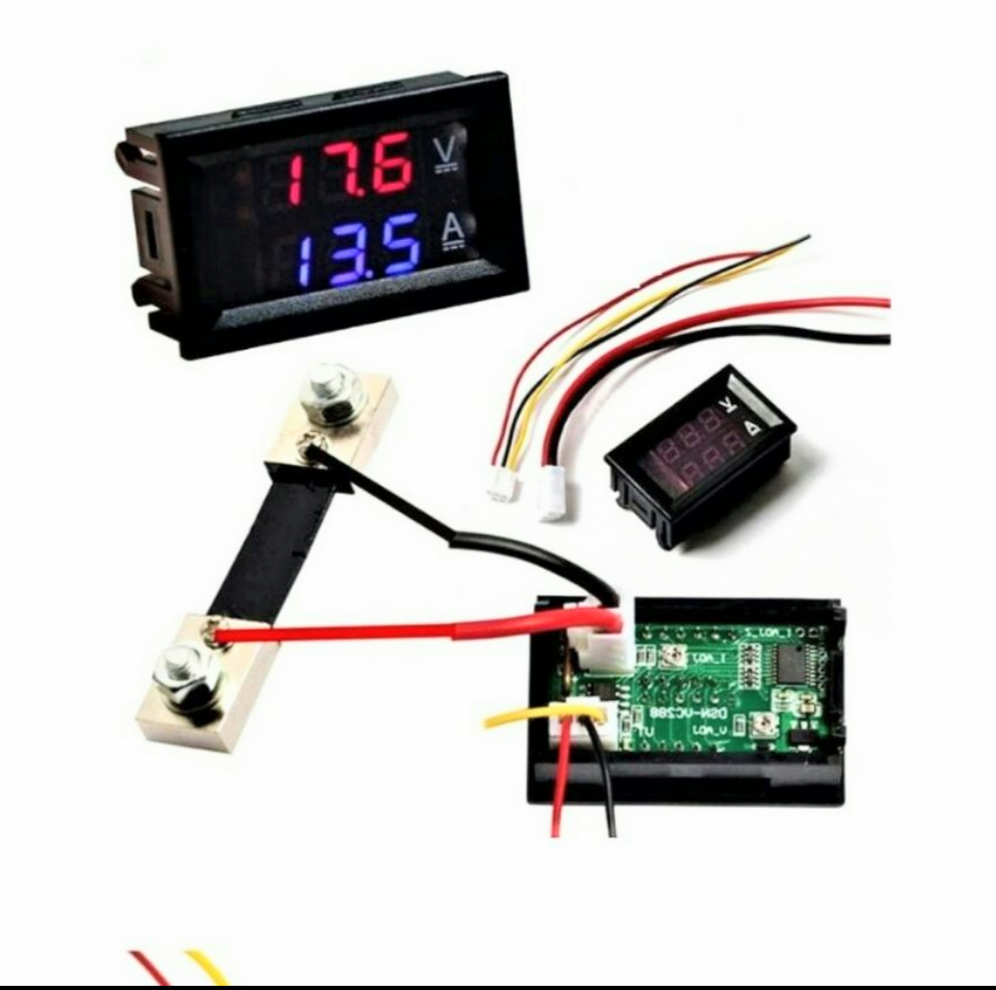 BỘ BÁO VON +AMP ẮC QUY TỪ 0V - 100V CHO XE MÁY VÀ ÔTÔ LOẠI TỐT