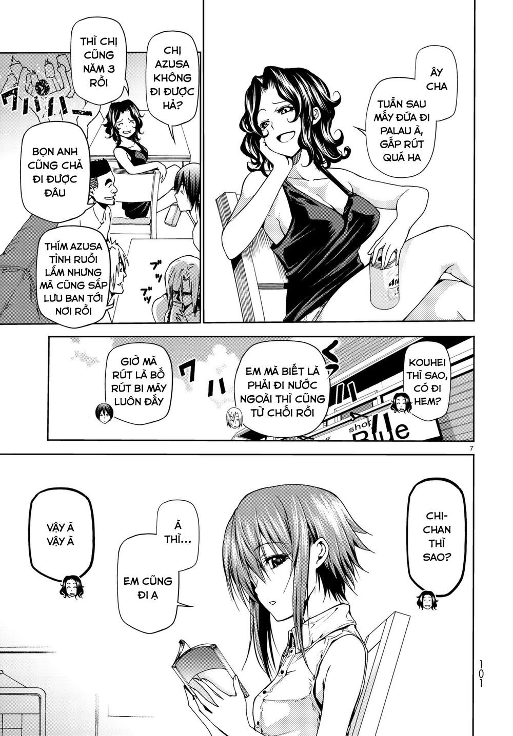 cô gái thích lặn - grand blue chapter 46 7