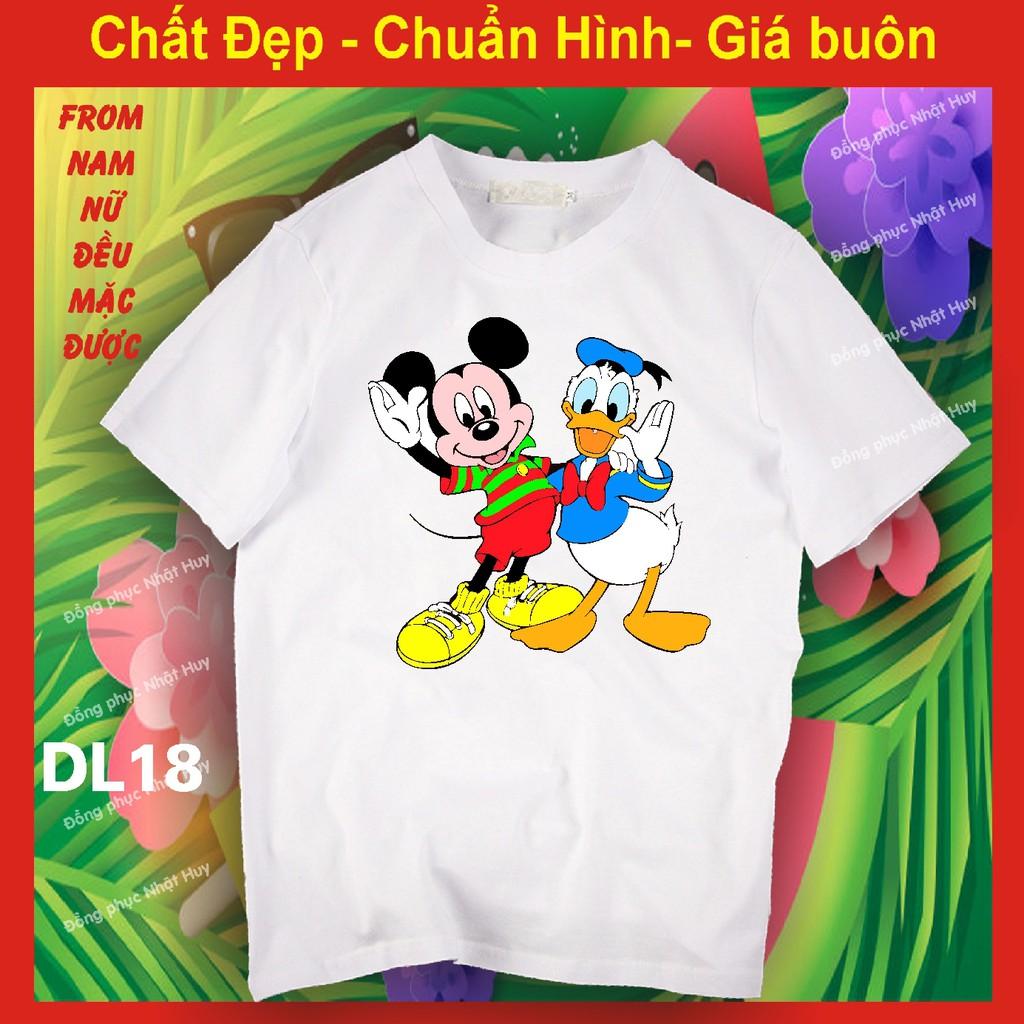 Áo thun vịt Donald DL16 phông , chất đẹp,đổi trả,