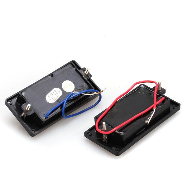 Black Sealed Humbucker Pickup Set+Circut Wiring 3 Box Pickup Selector for LP Electric Guitar