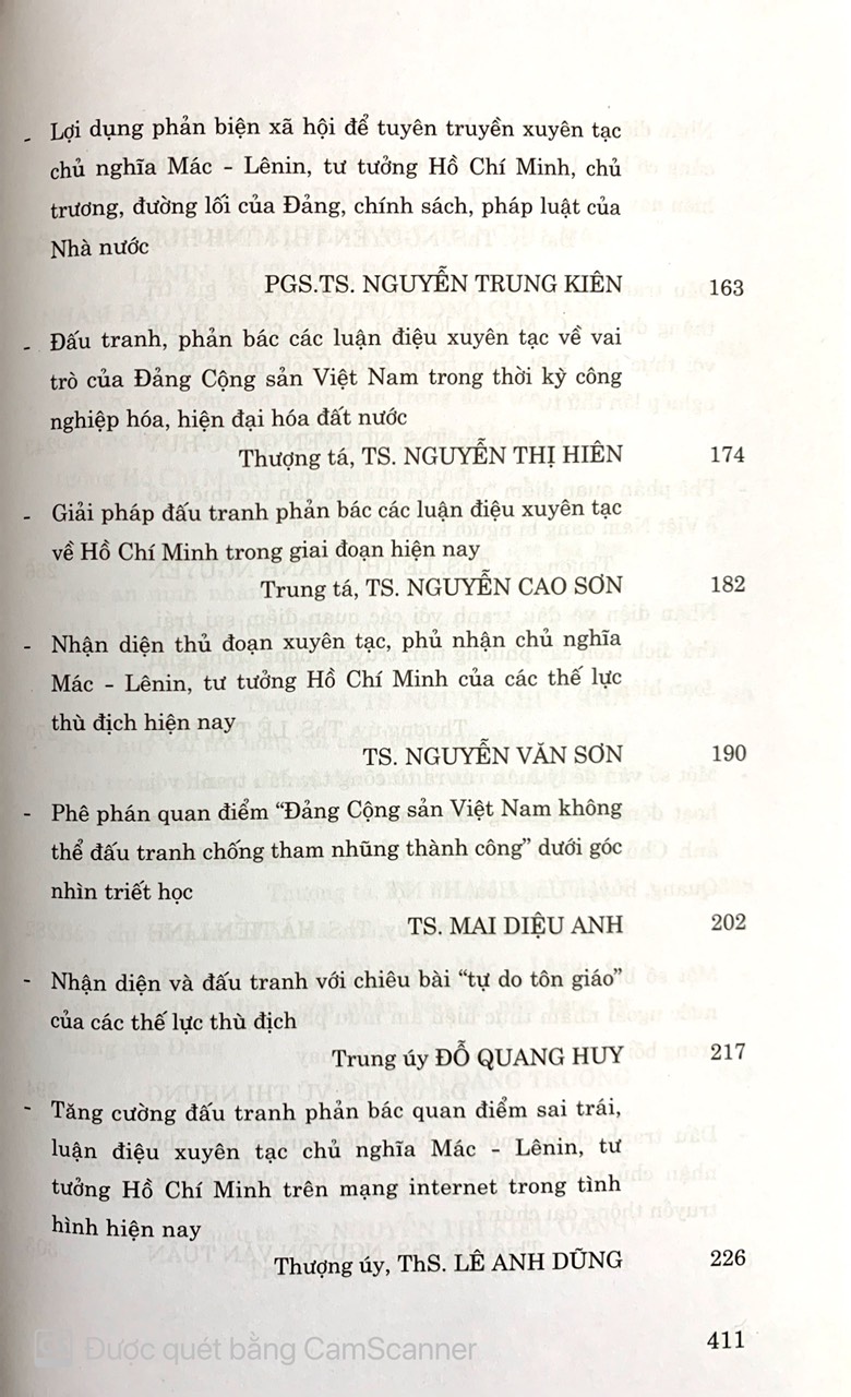 Công an nhân dân đấu tranh phản bác những luận điệu xuyên tạc chủ nghĩa Mác – Lênin, tư tưởng Hồ Chí Minh, góp phần bảo vệ nền tảng tư tưởng của Đảng Cộng sản Việt Nam trong tình hình mới