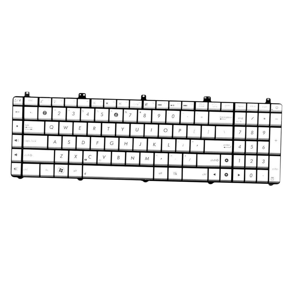 For Asus N55 N55S N55X N75S N75SF New Plastic US PC Laptop Keyboard Keypad