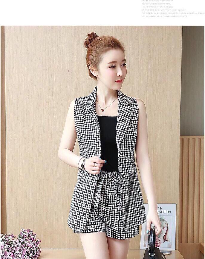 Set áo vest quần đùi kèm áo thun
