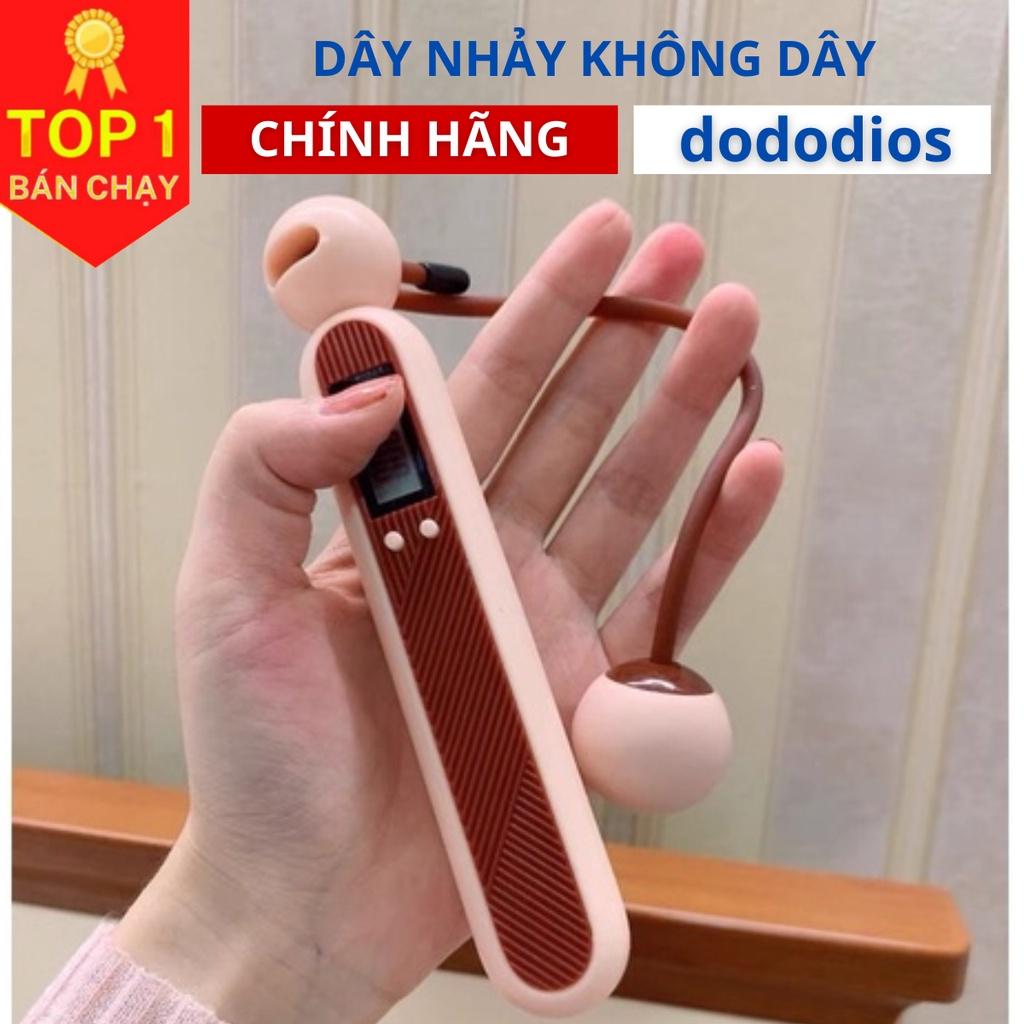 Dây nhảy không dây, không gây tiếng ồn, tay cầm chống trượt đếm số vòng tự động