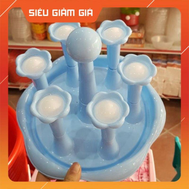 Khay úp cốc nhựa tròn hàng Việt Nam