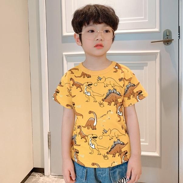 AT41 Size90-150 Áo thun bé trai Thời trang trẻ Em hàng quảng châu