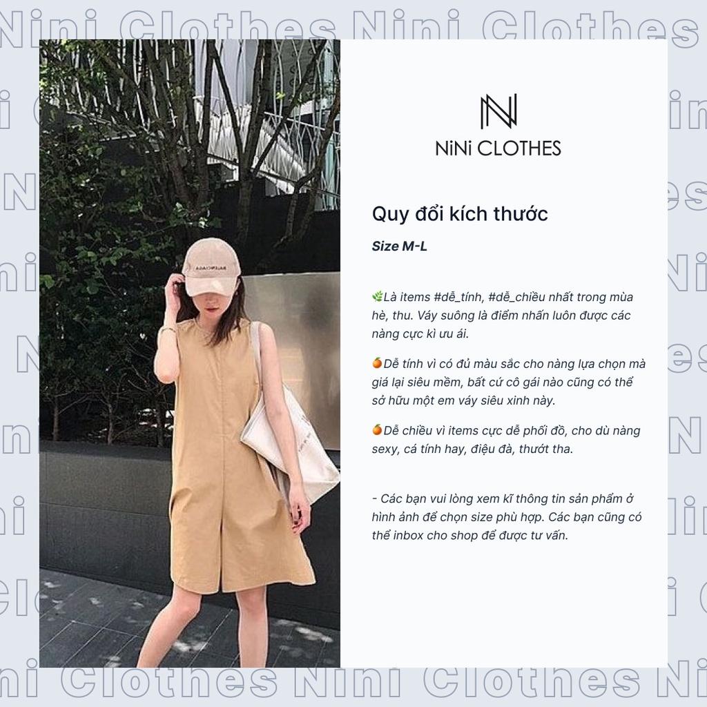 Set váy suông kết hợp quần ống rộng độc đáo chất thô mềm đứng form thoải mái vận động freesize