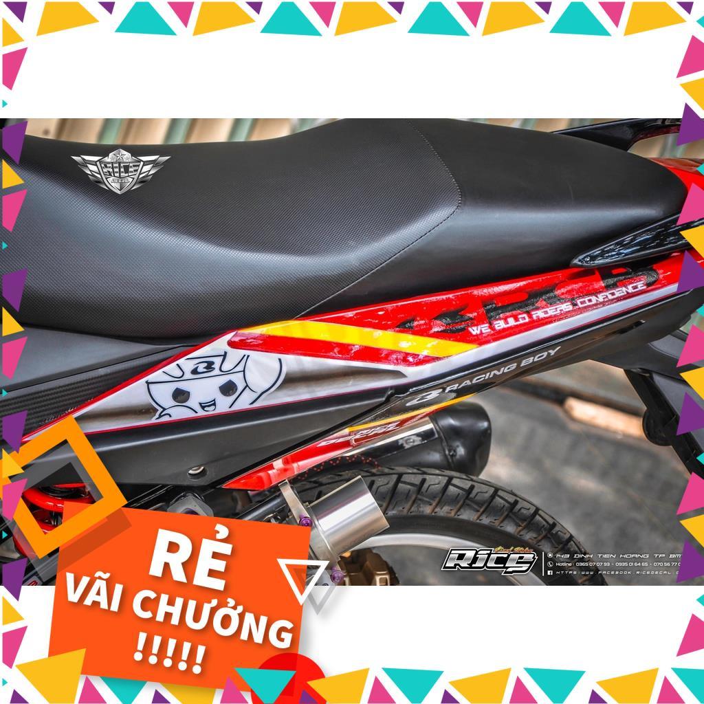 Tem Rời Winner V1 Mẫu RCB Racing Boy Đỏ Trắng Đen Cực Độc,