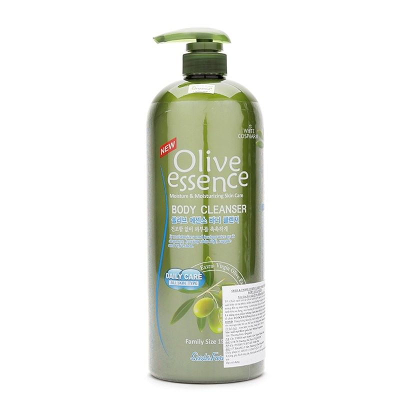 Sữa Tắm Dưỡng Ẩm Olive Essence Body Cleanser Organia (1.5L)