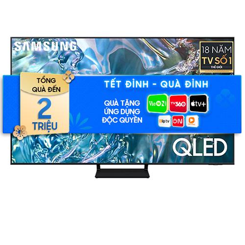 Smart Tivi QLED Samsung 4K 55 inch QA55Q60DAKXXV- Hàng chính hãng