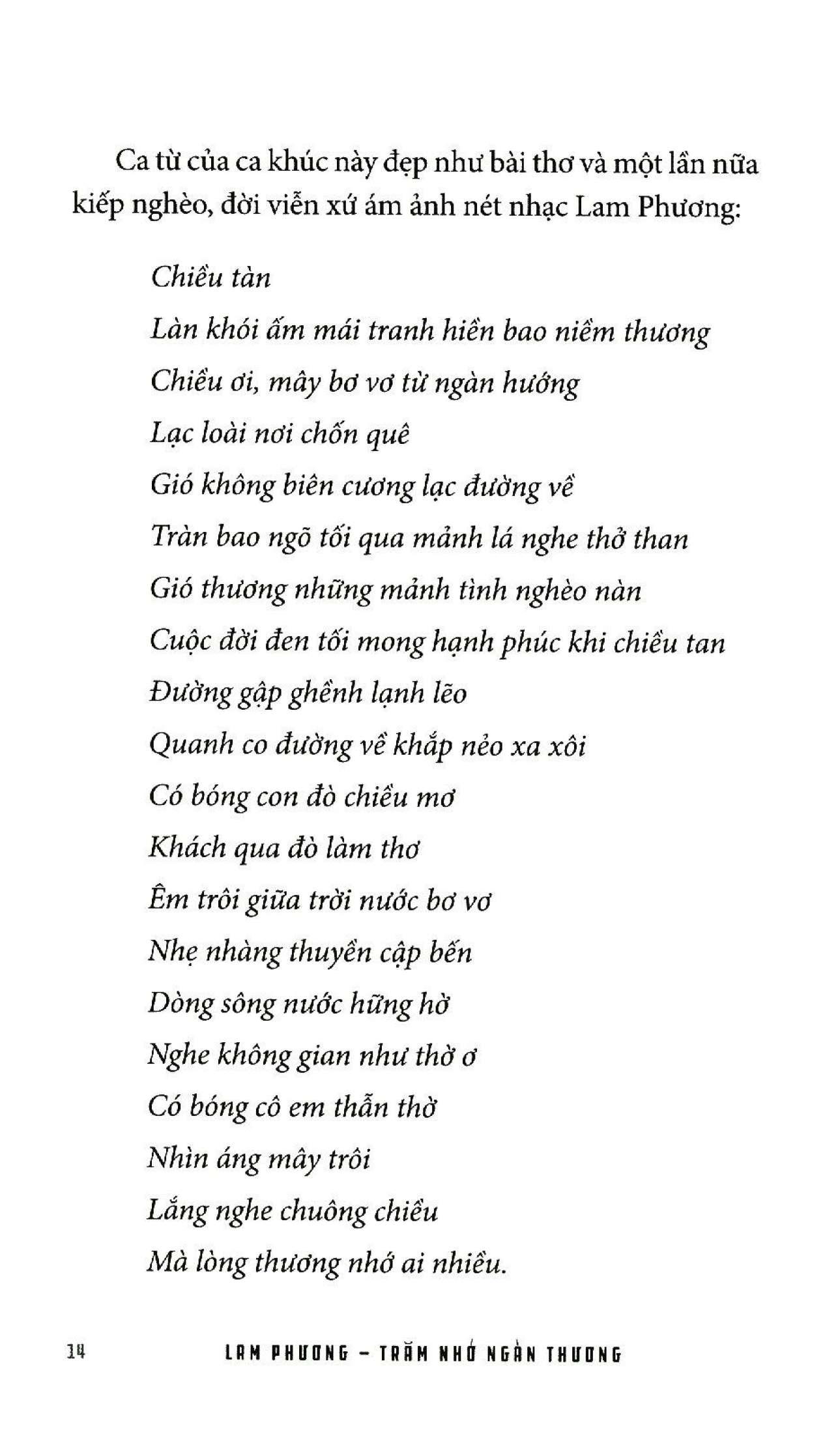 Lam Phương - Trăm Nhớ Ngàn Thương