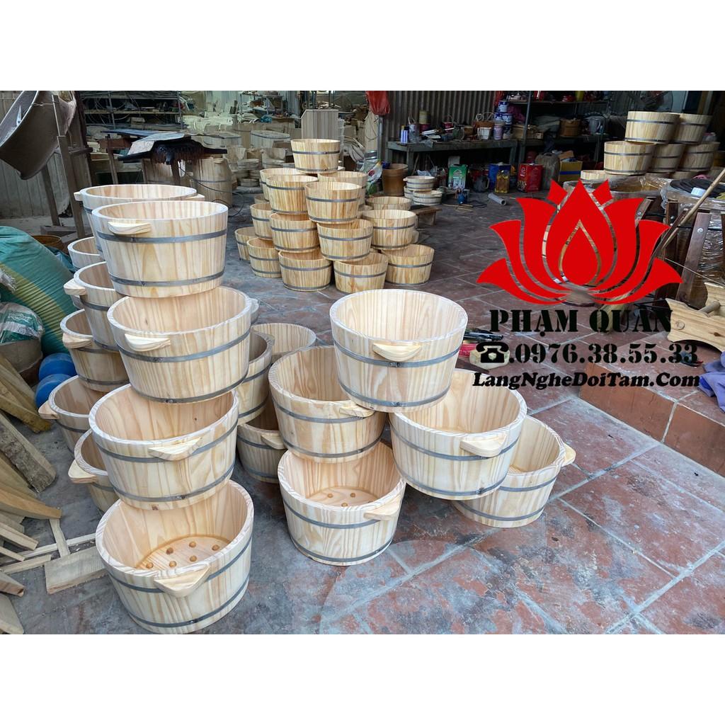 Chậu ngâm mông, xông phụ khoa,tắm cho bé, chậu gỗ ngâm mông