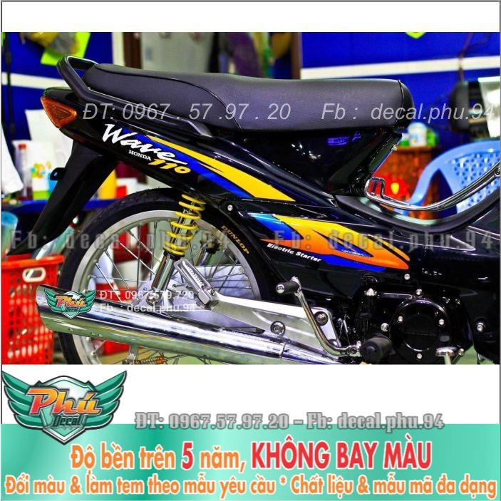 Tem rời Wave nhỏ đen vàng  -1