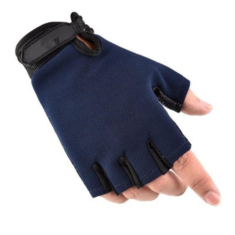 European Style Cycling Gloves Bicycle Gloves Men Anti Slip Shock Breathable Half Finger Gloves Tactics Fitness Sport Equipment