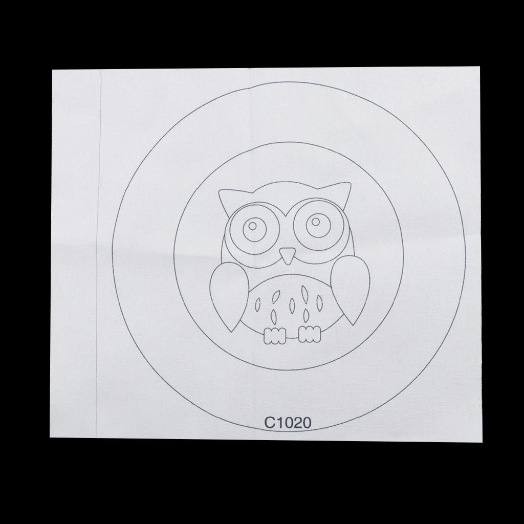 3Set Animal Pattern Punch Needle Embroidery Kits Punch Needle Pen DIY Needlework