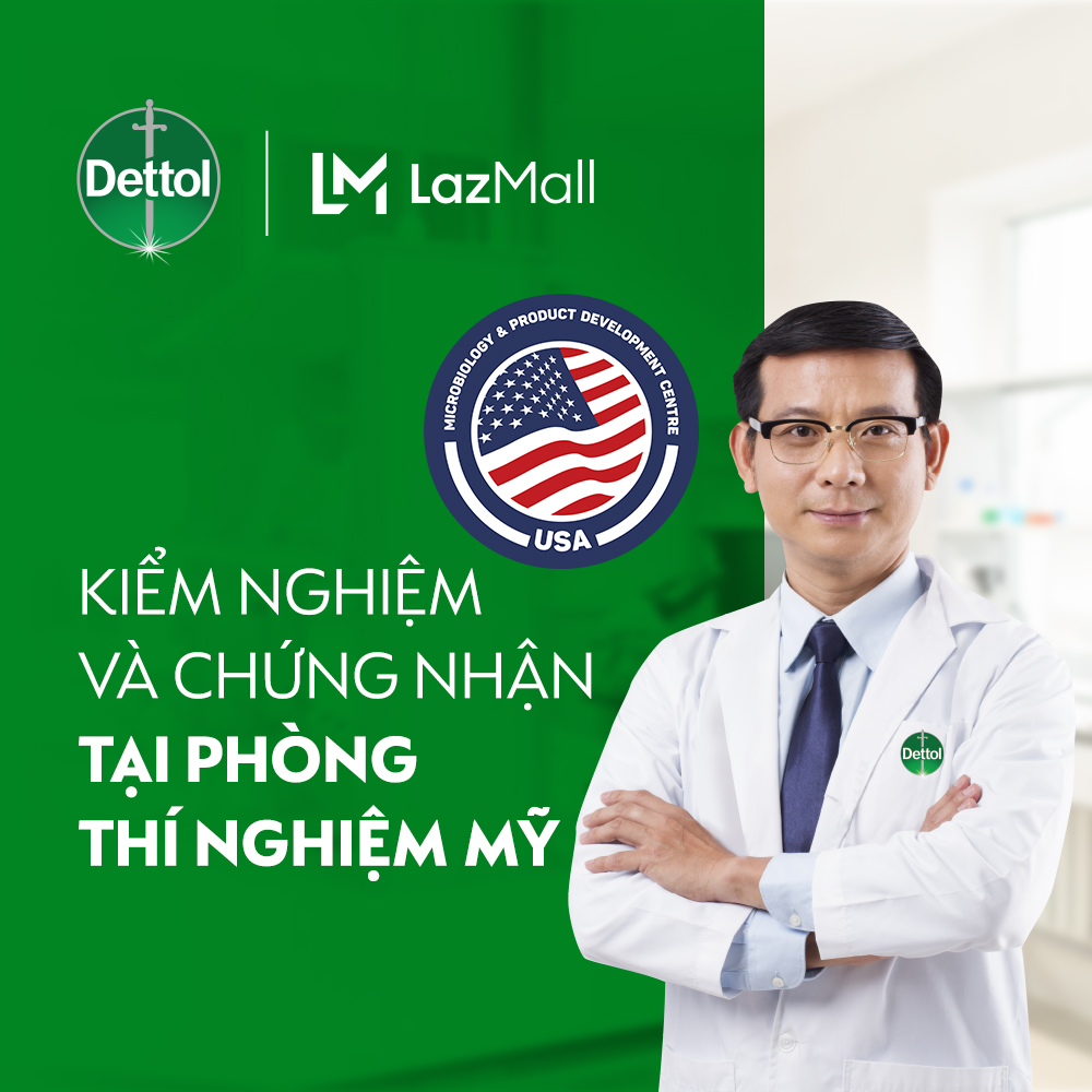 Combo 3 khăn ướt Dettol kháng khuẩn