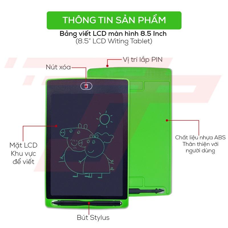 Bảng viết vẽ ghi chú tự xóa thông minh XÓA THEO Ý MUỐN 8,5 inch