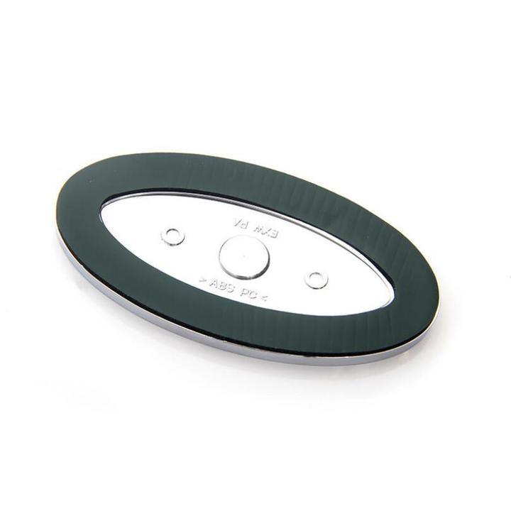 Logo biểu tượng sau xe Land Rover Kích thước 90×48mm, Nhựa ABS + Hợp kim nhôm