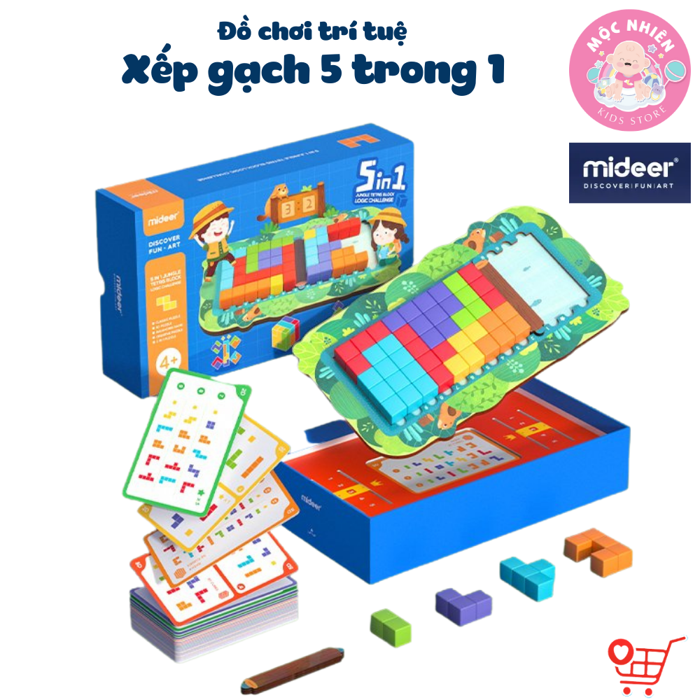 Đồ Chơi Trí Tuệ Thử Thách 5 trong 1 - Mideer Logic Challenge 5in1 MD1117