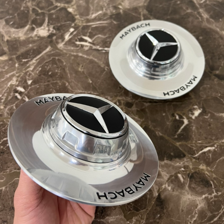 01 CHIẾC Logo chụp mâm, ốp lazang bánh xe ô tô Maybach G010