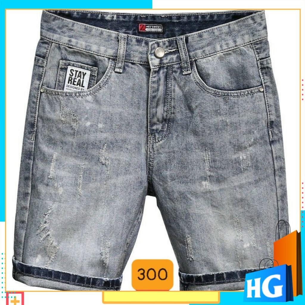 Quần Short Nam  Quần Jean Nam cao cấp co giãn tốt Hg33