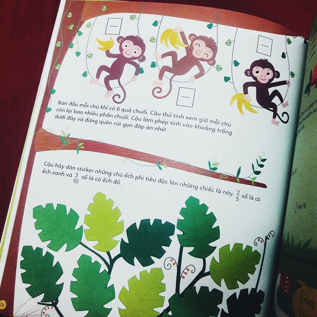 Sách Toán Tiểu Học Tương Tác - Kỳ Thú Phân Số Và Số Thập Phân